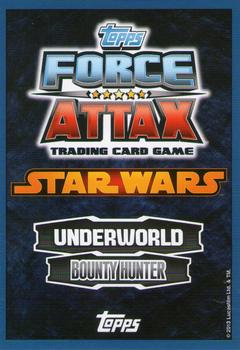 2013 Topps Force Attax Star Wars Movie Edition Series 4 #147 Cad Bane Back