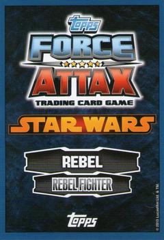 2013 Topps Force Attax Star Wars Movie Edition Series 4 #210 Lux Bonteri Back