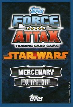 2013 Topps Force Attax Star Wars Movie Edition Series 4 #220 Cad Bane Back