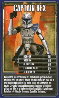 2010 Top Trumps Star Wars Rise of the Bounty Hunters #NNO Captain Rex Front