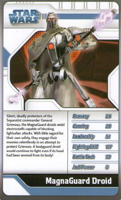 2008 Top Trumps Star Wars The Clone Wars #NNO MagnaGuard Droid Front