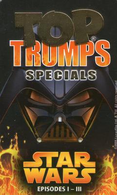 2009 Top Trumps Specials Star Wars Episodes I-III #NNO Title Card Front