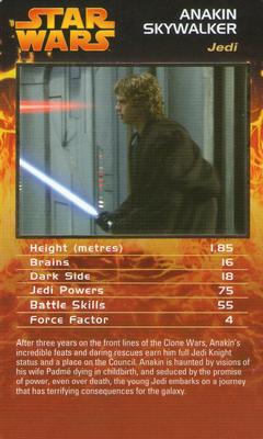 2009 Top Trumps Specials Star Wars Episodes I-III #NNO Anakin Skywalker Front