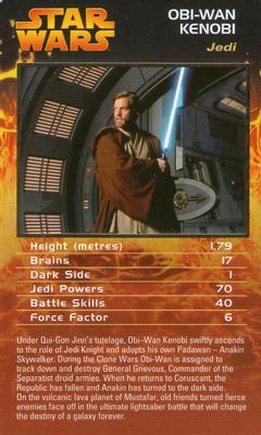 2009 Top Trumps Specials Star Wars Episodes I-III #NNO Obi-Wan Kenobi Front