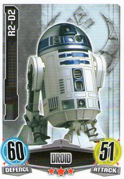 2012 Topps Star Wars Force Attax Movie Edition Series 1 #7 R2-D2 Front