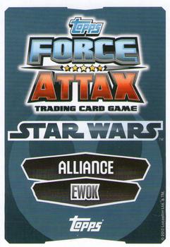 2012 Topps Star Wars Force Attax Movie Edition Series 1 #15 Wicket Back