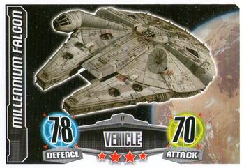 2012 Topps Star Wars Force Attax Movie Edition Series 1 #17 Millennium Falcon Front