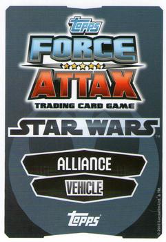 2012 Topps Star Wars Force Attax Movie Edition Series 1 #23 Rebel Transport Back