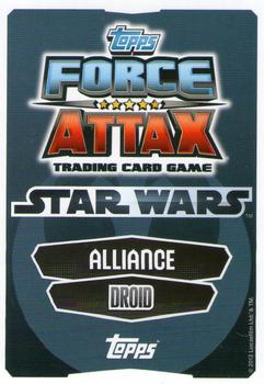 2012 Topps Star Wars Force Attax Movie Edition Series 1 #25 FX-7 Medical Droid Back