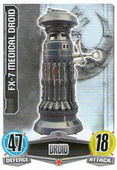 2012 Topps Star Wars Force Attax Movie Edition Series 1 #25 FX-7 Medical Droid Front