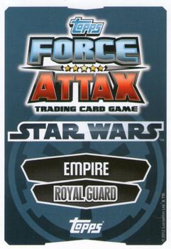2012 Topps Star Wars Force Attax Movie Edition Series 1 #35 Imperial Royal Guard Back