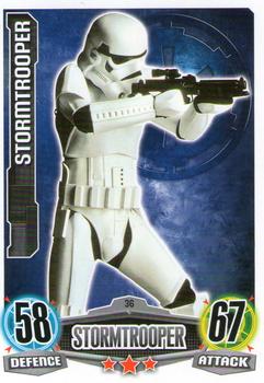 2012 Topps Star Wars Force Attax Movie Edition Series 1 #36 Stormtrooper Front