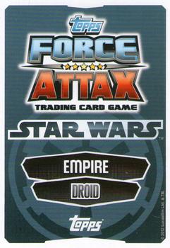 2012 Topps Star Wars Force Attax Movie Edition Series 1 #41 Probe Droid Back