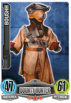 2012 Topps Star Wars Force Attax Movie Edition Series 1 #56 Boushh Front