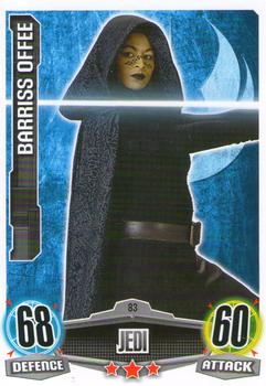 2012 Topps Star Wars Force Attax Movie Edition Series 1 #83 Barriss Offee Front