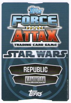 2012 Topps Star Wars Force Attax Movie Edition Series 1 #103 Lama Su Back