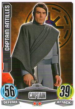 2012 Topps Star Wars Force Attax Movie Edition Series 1 #105 Captain Antilles Front