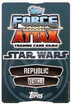 2012 Topps Star Wars Force Attax Movie Edition Series 1 #119 Anakin's Airspeeder Back