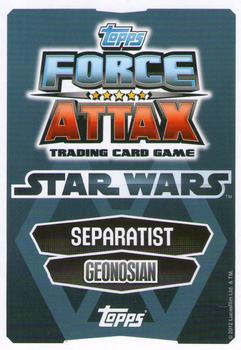 2012 Topps Star Wars Force Attax Movie Edition Series 1 #130 Poggle the Lesser Back