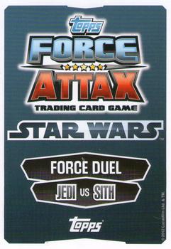 2012 Topps Star Wars Force Attax Movie Edition Series 1 #173 Darth Vader vs Obi-Wan Kenobi Back