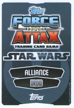 2012 Topps Star Wars Force Attax Movie Edition Series 1 #219 C-3PO & R2-D2 Back
