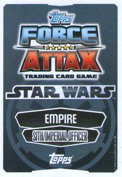 2012 Topps Star Wars Force Attax Movie Edition Series 1 #221 Darth Vader & Tarkin Back