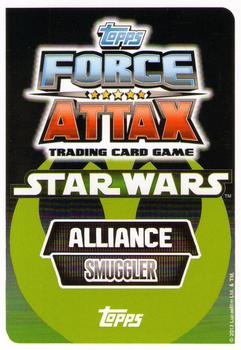 2013 Topps Force Attax Star Wars Movie Edition Series 2 #2 Han Solo Back