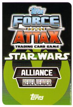 2013 Topps Force Attax Star Wars Movie Edition Series 2 #3 Princess Leia Back