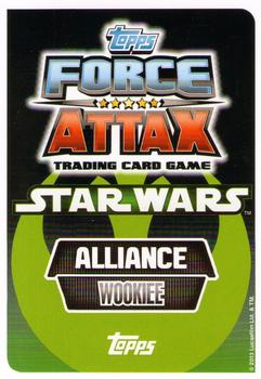 2013 Topps Force Attax Star Wars Movie Edition Series 2 #5 Chewbacca Back