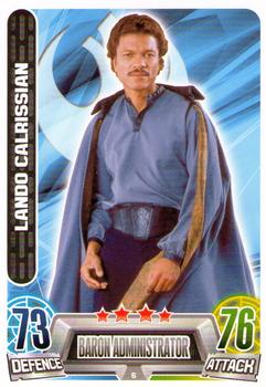 2013 Topps Force Attax Star Wars Movie Edition Series 2 #6 Lando Calrissian Front