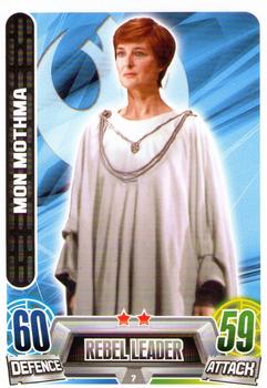 2013 Topps Force Attax Star Wars Movie Edition Series 2 #7 Mon Mothma Front