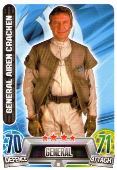 2013 Topps Force Attax Star Wars Movie Edition Series 2 #10 General Airen Cracken Front