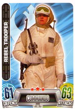 2013 Topps Force Attax Star Wars Movie Edition Series 2 #13 Rebel Trooper Front