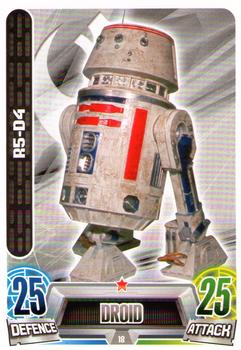 2013 Topps Force Attax Star Wars Movie Edition Series 2 #18 R5-D4 Front