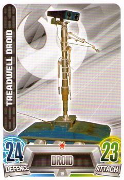 2013 Topps Force Attax Star Wars Movie Edition Series 2 #19 Treadwell Droid Front