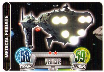 2013 Topps Force Attax Star Wars Movie Edition Series 2 #29 Medical Frigate Front