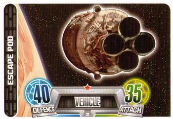 2013 Topps Force Attax Star Wars Movie Edition Series 2 #31 Escape Pod Front