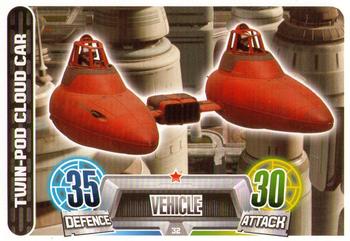 2013 Topps Force Attax Star Wars Movie Edition Series 2 #32 Twin-Pod Cloud Car Front