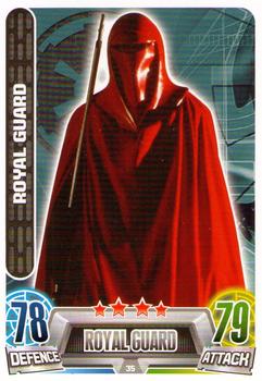 2013 Topps Force Attax Star Wars Movie Edition Series 2 #35 Royal Guard Front
