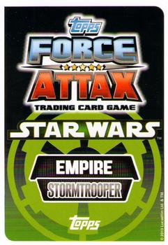 2013 Topps Force Attax Star Wars Movie Edition Series 2 #40 Imperial Stormtrooper Back