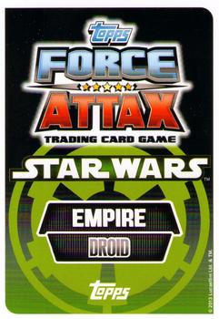 2013 Topps Force Attax Star Wars Movie Edition Series 2 #44 Interrogation Droid Back