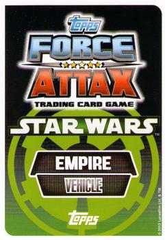 2013 Topps Force Attax Star Wars Movie Edition Series 2 #50 Imperial Shuttle Back