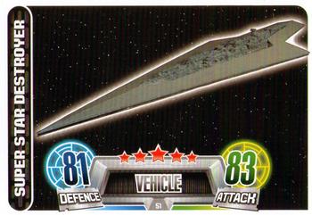 2013 Topps Force Attax Star Wars Movie Edition Series 2 #51 Super Star Destroyer Front