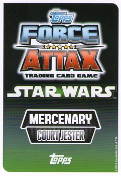 2013 Topps Force Attax Star Wars Movie Edition Series 2 #59 Salacious B. Crumb Back
