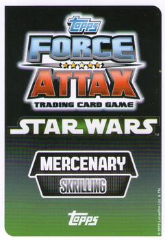 2013 Topps Force Attax Star Wars Movie Edition Series 2 #63 Pote Snitkin Back