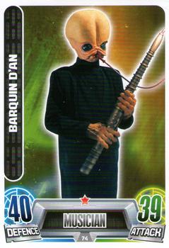 2013 Topps Force Attax Star Wars Movie Edition Series 2 #74 Barquin D'An Front