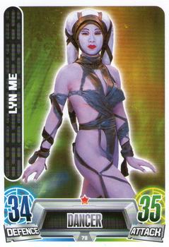 2013 Topps Force Attax Star Wars Movie Edition Series 2 #78 Lyn Me Front