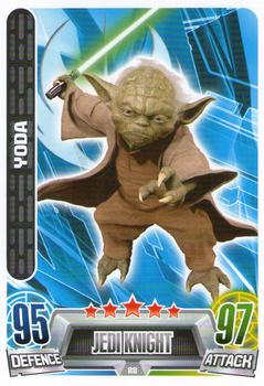 2013 Topps Force Attax Star Wars Movie Edition Series 2 #88 Yoda Front