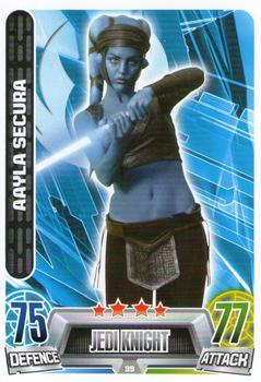 2013 Topps Force Attax Star Wars Movie Edition Series 2 #99 Aayla Secura Front