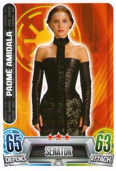 2013 Topps Force Attax Star Wars Movie Edition Series 2 #112 Padmé Amidala Front